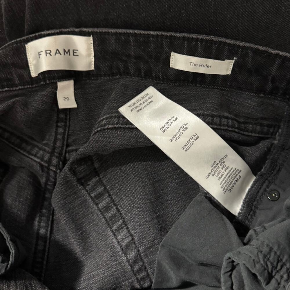 Frame Women's The Ruler Jean in Faded Black Size 29 - Picture 6 of 6